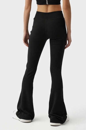 Airbrush High-Waist Flutter Legging - Ivory