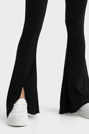 Airbrush High-Waist Flutter Legging - Ivory