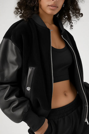 Elite Hooded Bomber Coat